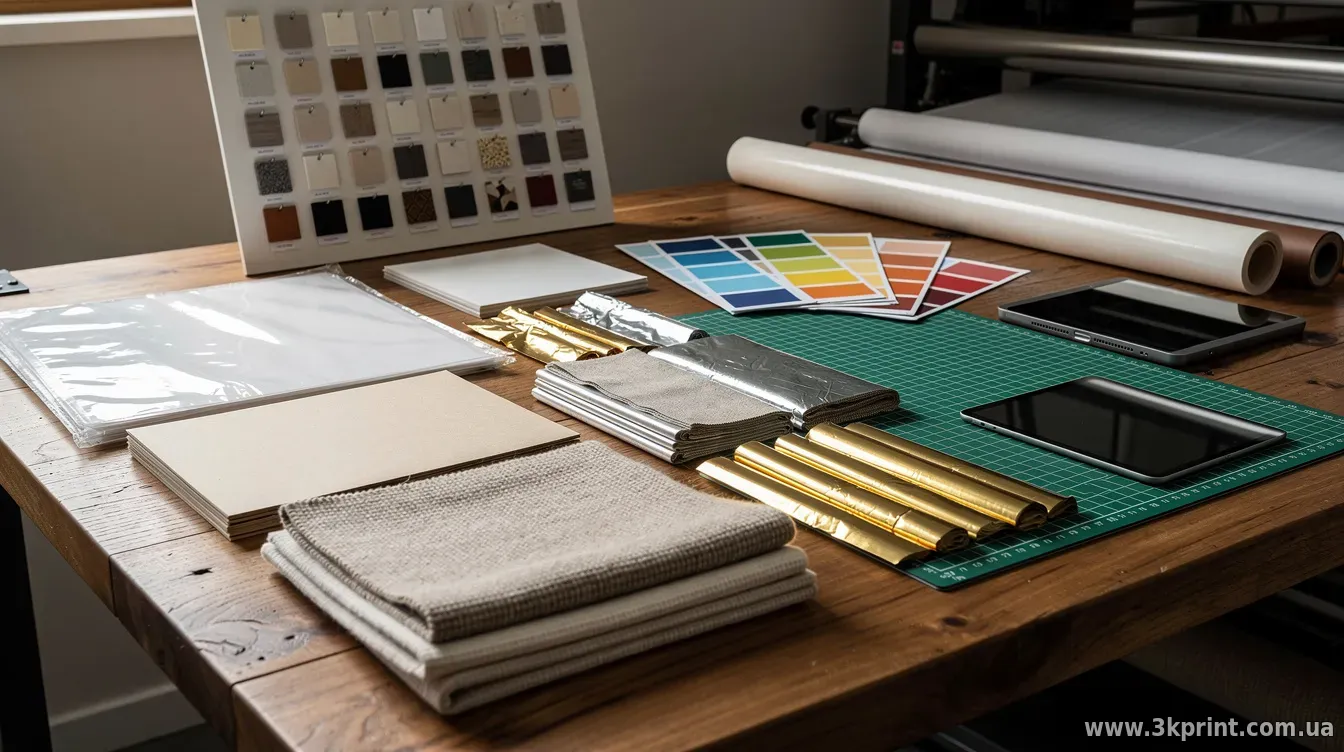 На якому матеріалі ви хотіли б надрукувати свою продукцію?